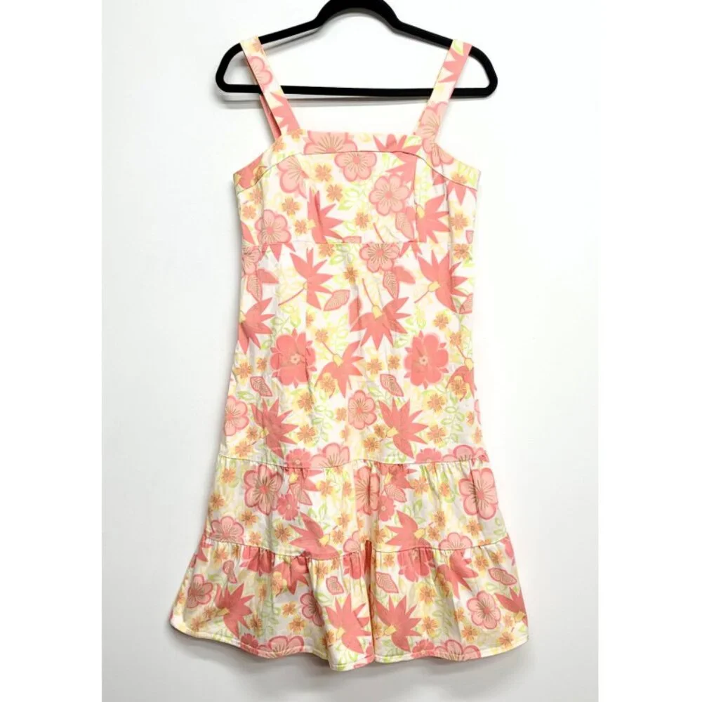 Bay Studio Floral Tiered A-Line Sun Dress 12